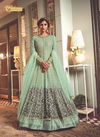 Sea Green Colour Latest Fancy Heavy Designer Wedding Wear Butterfly Net With Heavy Diamond Work Salwar Suit Collection 6501-C